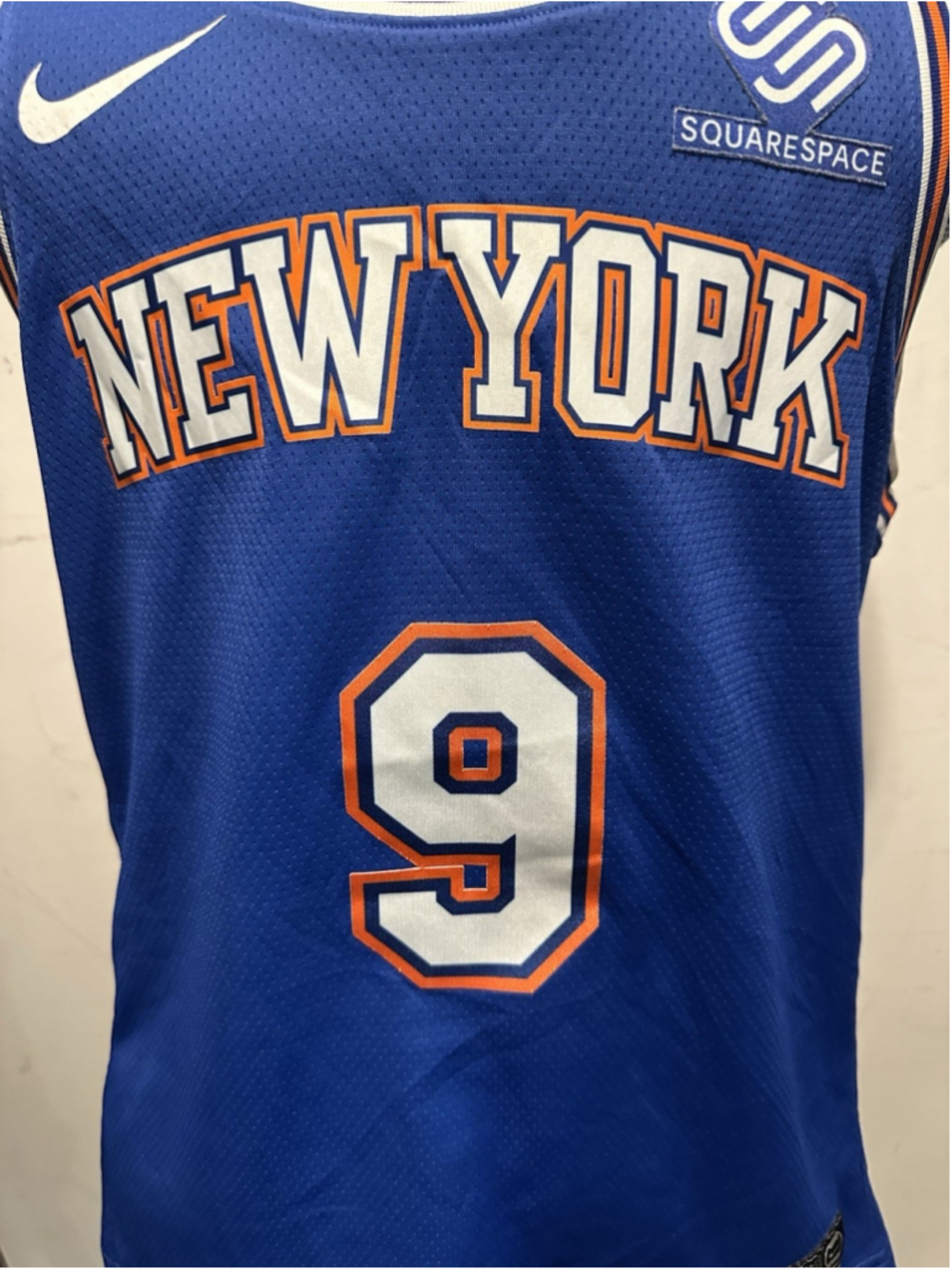 New York Knicks Nike Dri-FIT Swingman Basketball Jersey Blue Size Large L